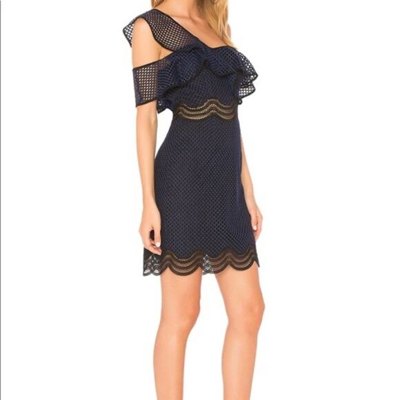 NWT Saylor Luca One Shoulder Mini Dress Size XS - Picture 2 of 12